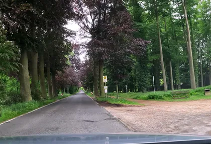 Streckenfoto bei Kilometer 21,1