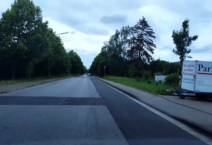 Streckenfoto bei Kilometer 0,4