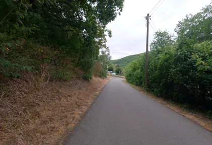 Route photo at kilometre 9.8