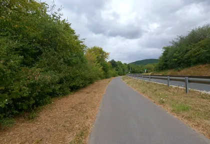 Route photo at kilometre 4.4