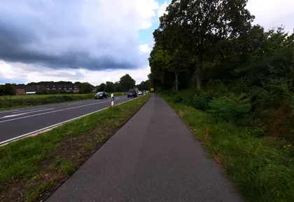 Streckenfoto bei Kilometer 6,8