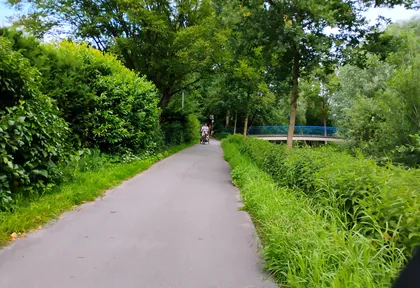 Streckenfoto bei Kilometer 12,4