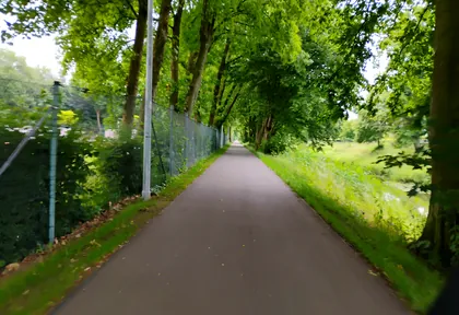Streckenfoto bei Kilometer 10
