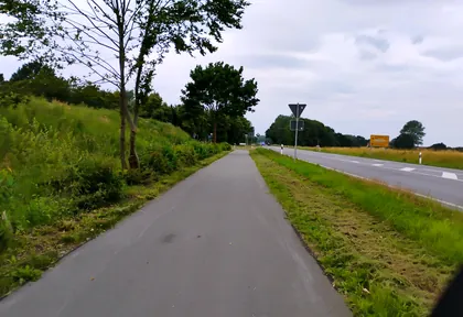 Streckenfoto bei Kilometer 1,6