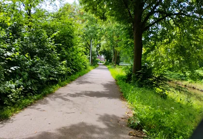 Streckenfoto bei Kilometer 8,8