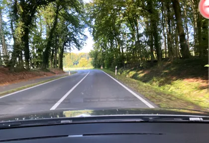Streckenfoto bei Kilometer 6