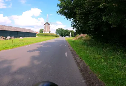 Route photo of Nunspeet, eleven streams and two mills