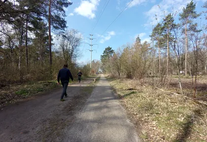 Route photo at kilometre 16.6