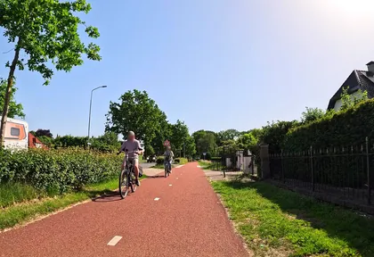 Route photo at kilometre 20.4