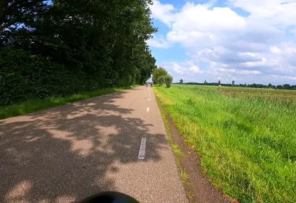 Route photo at kilometre 28.8