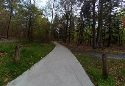 Route photo at kilometre 3.4