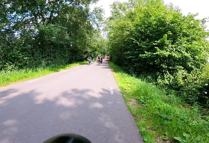 Route photo at kilometre 27.6