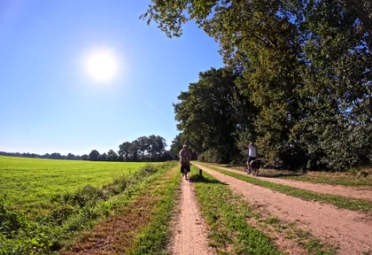Routefoto bij kilometer 26,2