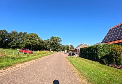 Routefoto bij kilometer 7,6