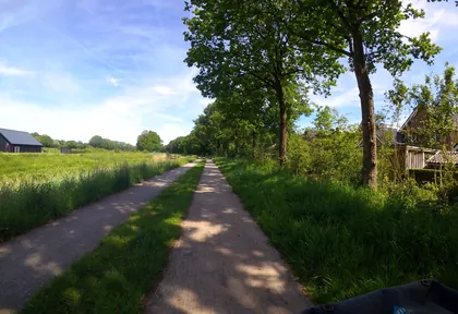 Routefoto bij kilometer 16,4