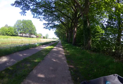 Routefoto bij kilometer 17,2
