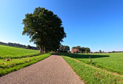 Routefoto bij kilometer 28,4