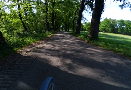 Routefoto bij kilometer 8,6