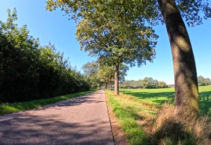 Routefoto bij kilometer 6,2