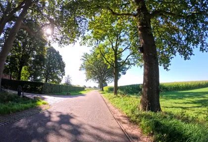 Routefoto bij kilometer 24,6