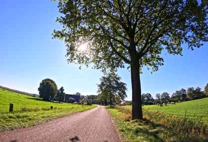 Routefoto bij kilometer 18,2