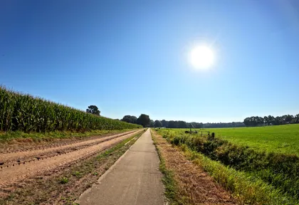 Routefoto bij kilometer 29