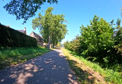 Routefoto bij kilometer 1,2