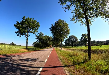 Routefoto bij kilometer 24