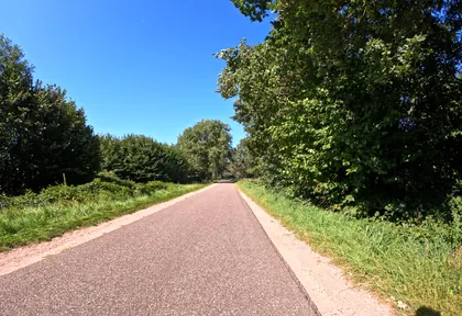 Routefoto bij kilometer 2,2