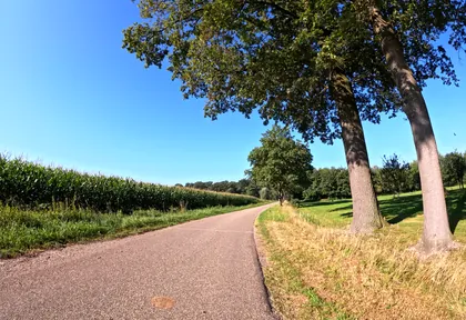 Routefoto bij kilometer 25,2