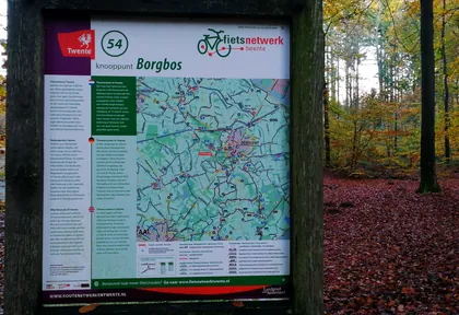 Routefoto bij kilometer 10,3