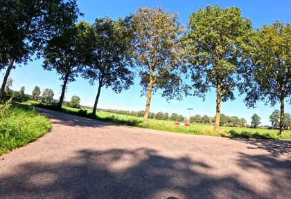 Routefoto bij kilometer 3,2
