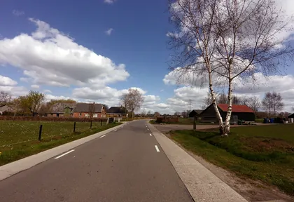 Routefoto bij kilometer 14,2