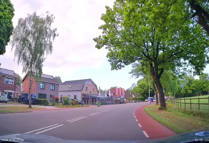 Routefoto bij kilometer 0,2