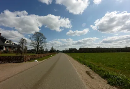 Routefoto bij kilometer 15,2