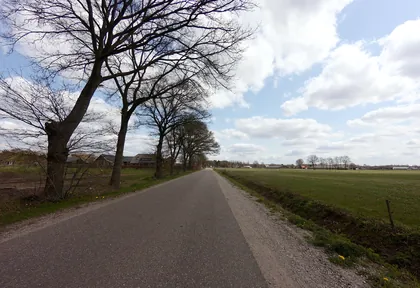 Routefoto bij kilometer 6,6