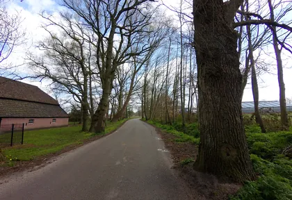 Routefoto bij kilometer 7,8
