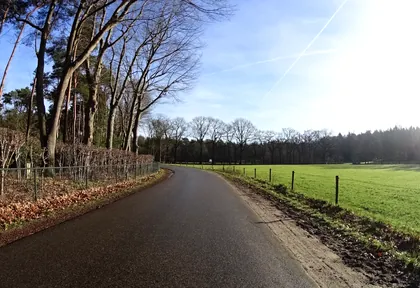 Routefoto bij kilometer 21,4