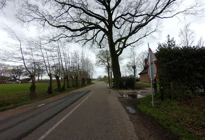 Routefoto bij kilometer 19,8
