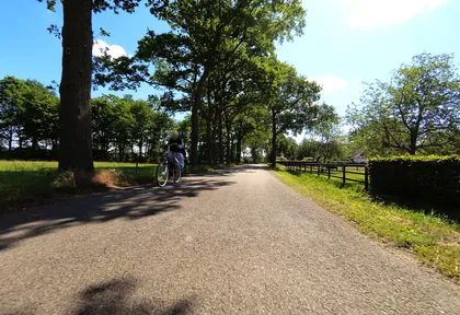 Routefoto bij kilometer 26,2