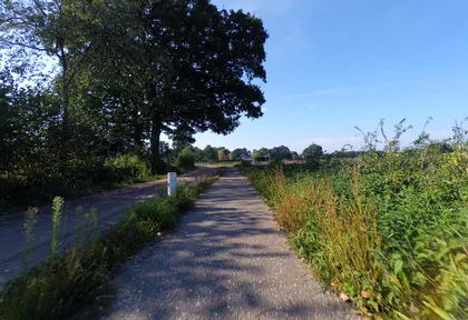 Routefoto bij kilometer 1