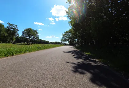 Routefoto bij kilometer 27,6