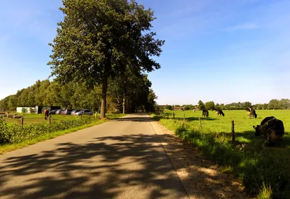 Routefoto bij kilometer 1,9