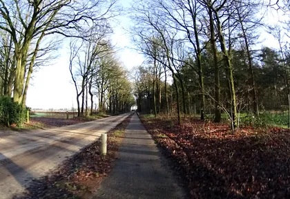Routefoto bij kilometer 23,2