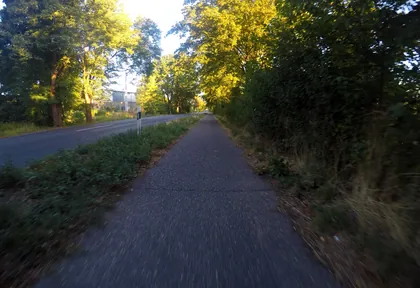 Route photo at kilometre 26.8