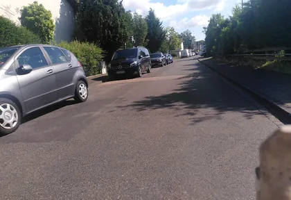 Route photo at kilometre 0.5