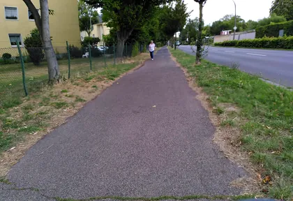 Route photo at kilometre 0.8