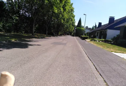 Route photo at kilometre 22.4