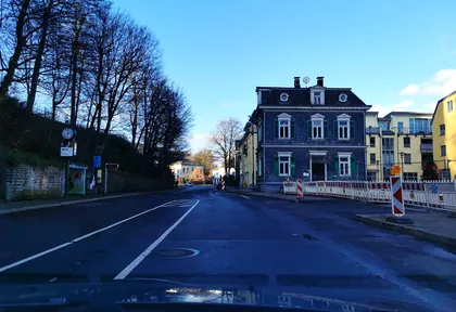 Streckenfoto bei Kilometer 12,6