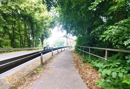 Streckenfoto bei Kilometer 27,4